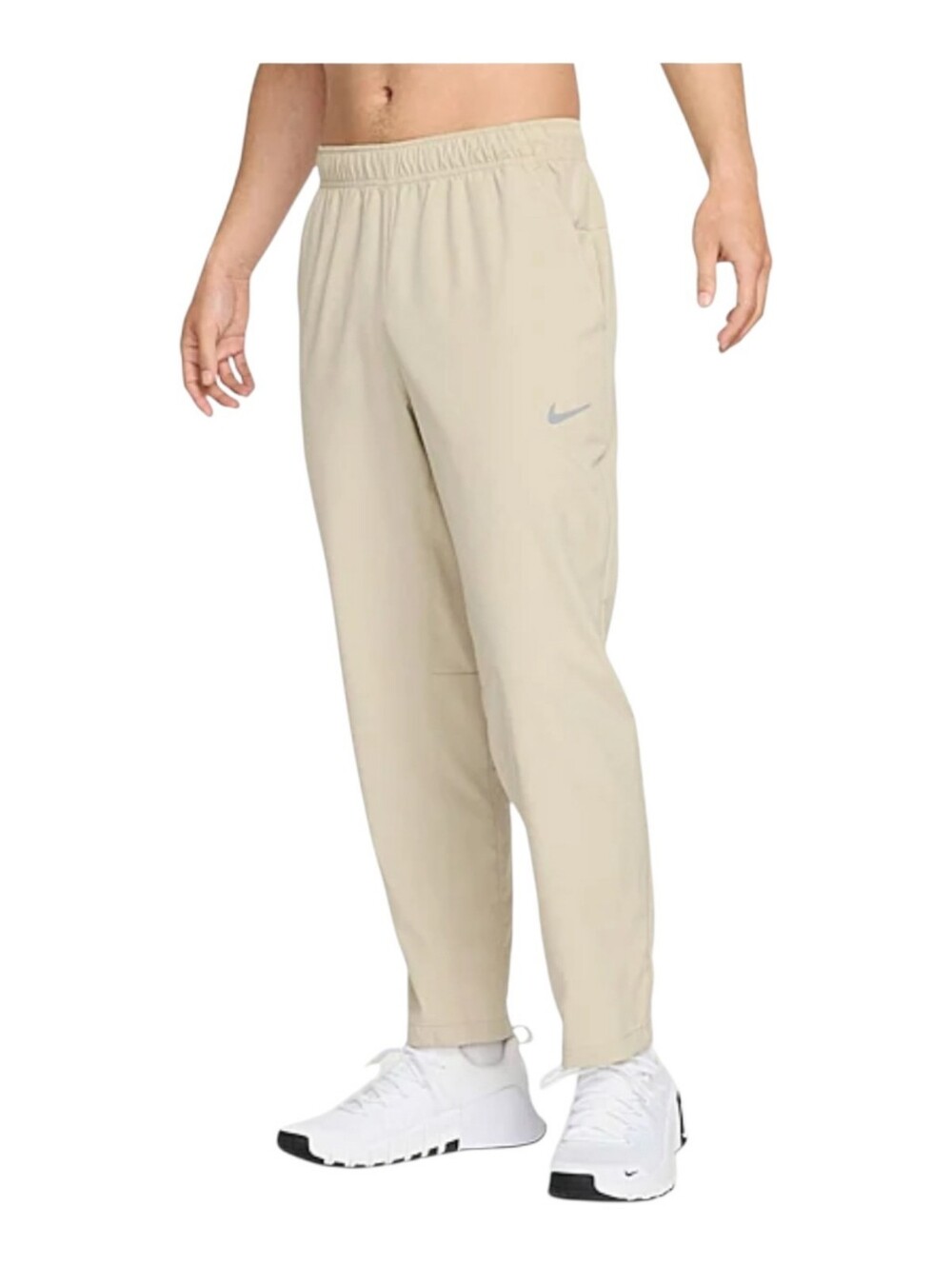 Nike Form Men's Dri-FIT Tapered Zippered Versatile Pants Brown Size 2XL Khaki